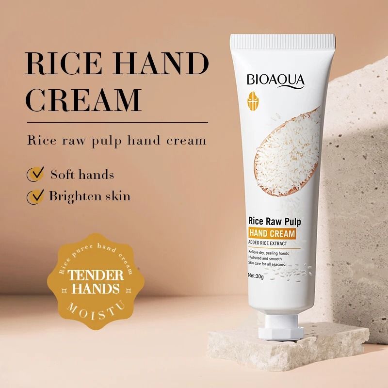 Rice Essence Rejuvenating Hand Cream 30g Volumizing Brightening Therapy 0