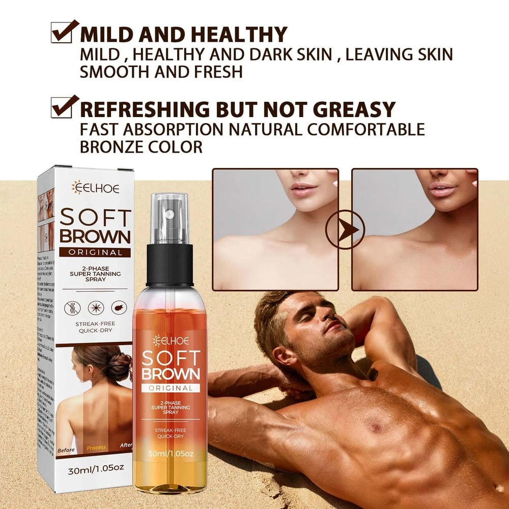 Darker Natural Tanning Spray HighIntensity Sunless Booster Bronzer 4