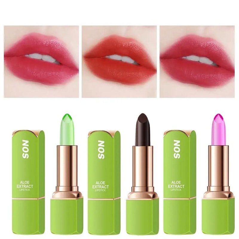 Aloe Vera Soothing TemperatureColorChanging Lipstick 1