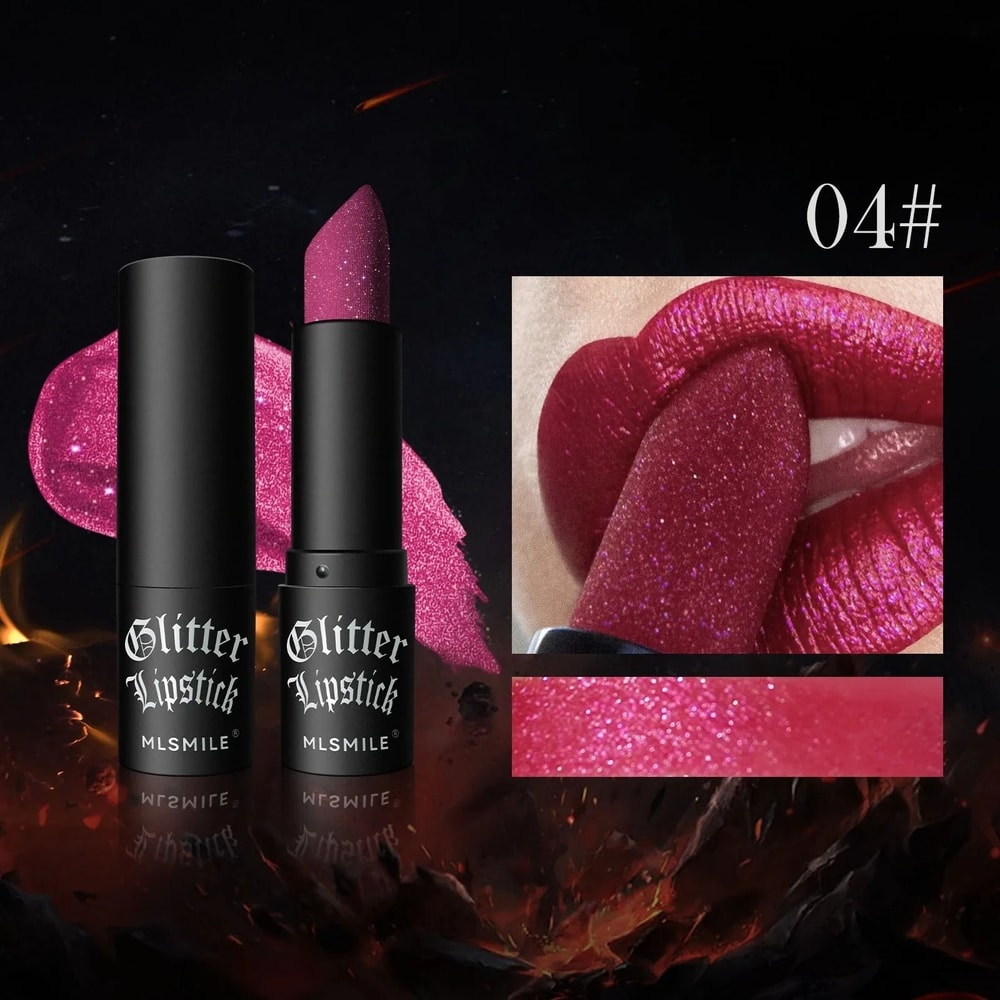 Diamond Shimmer Matte Glitter Lipstick 9