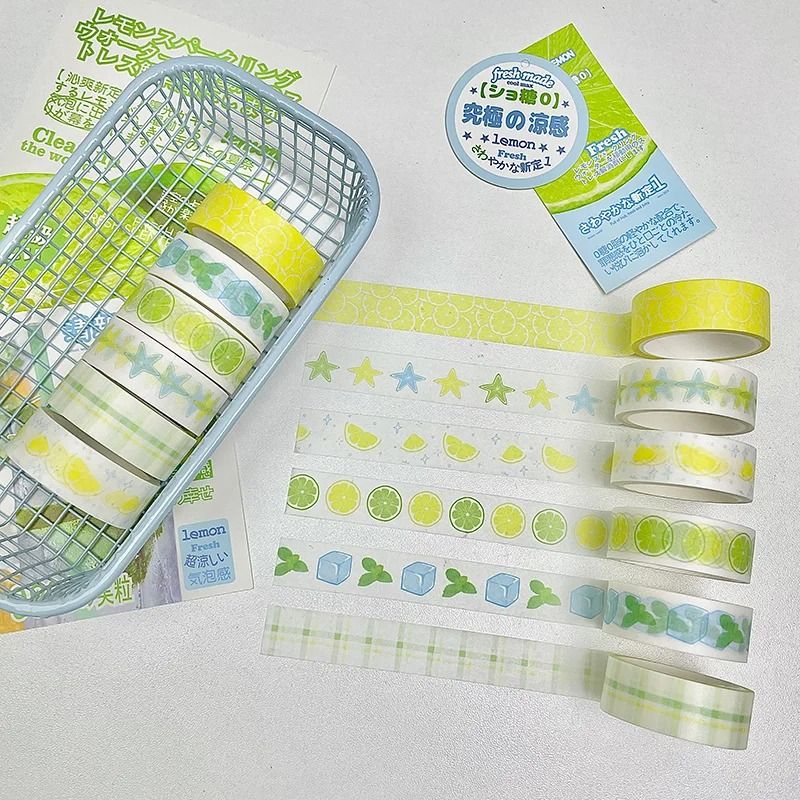 Fruit Paradise Cute Cartoon Washi Tape Set 5