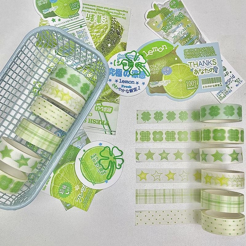 Fruit Paradise Cute Cartoon Washi Tape Set 12