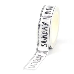 japanese minimalist weekly planner washi tape