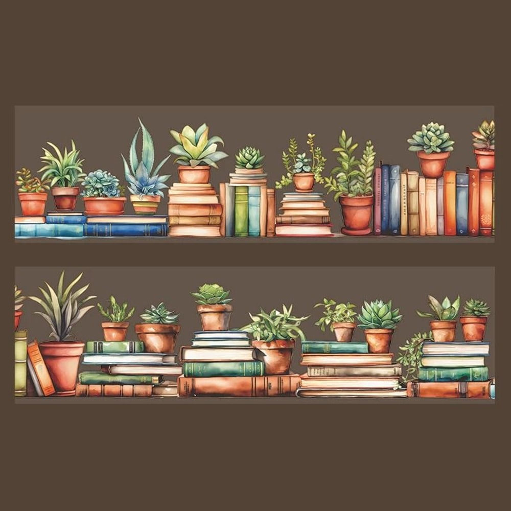 Scenic Serenity Book Sea Decorative PET Tape 7