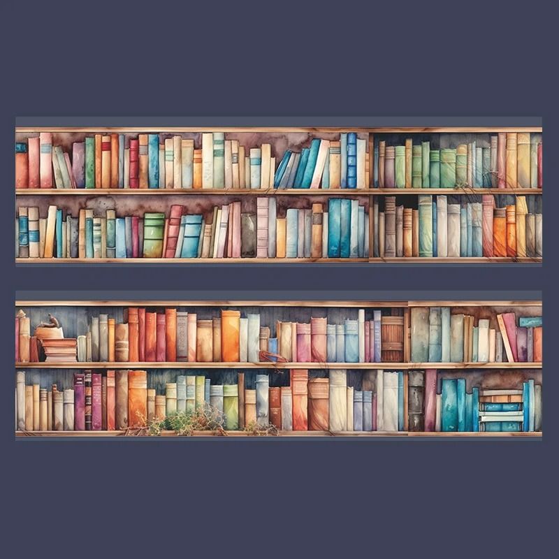 Scenic Serenity Book Sea Decorative PET Tape 9