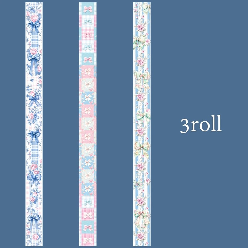 Classic Plaid Texture Washi Tape Set 7