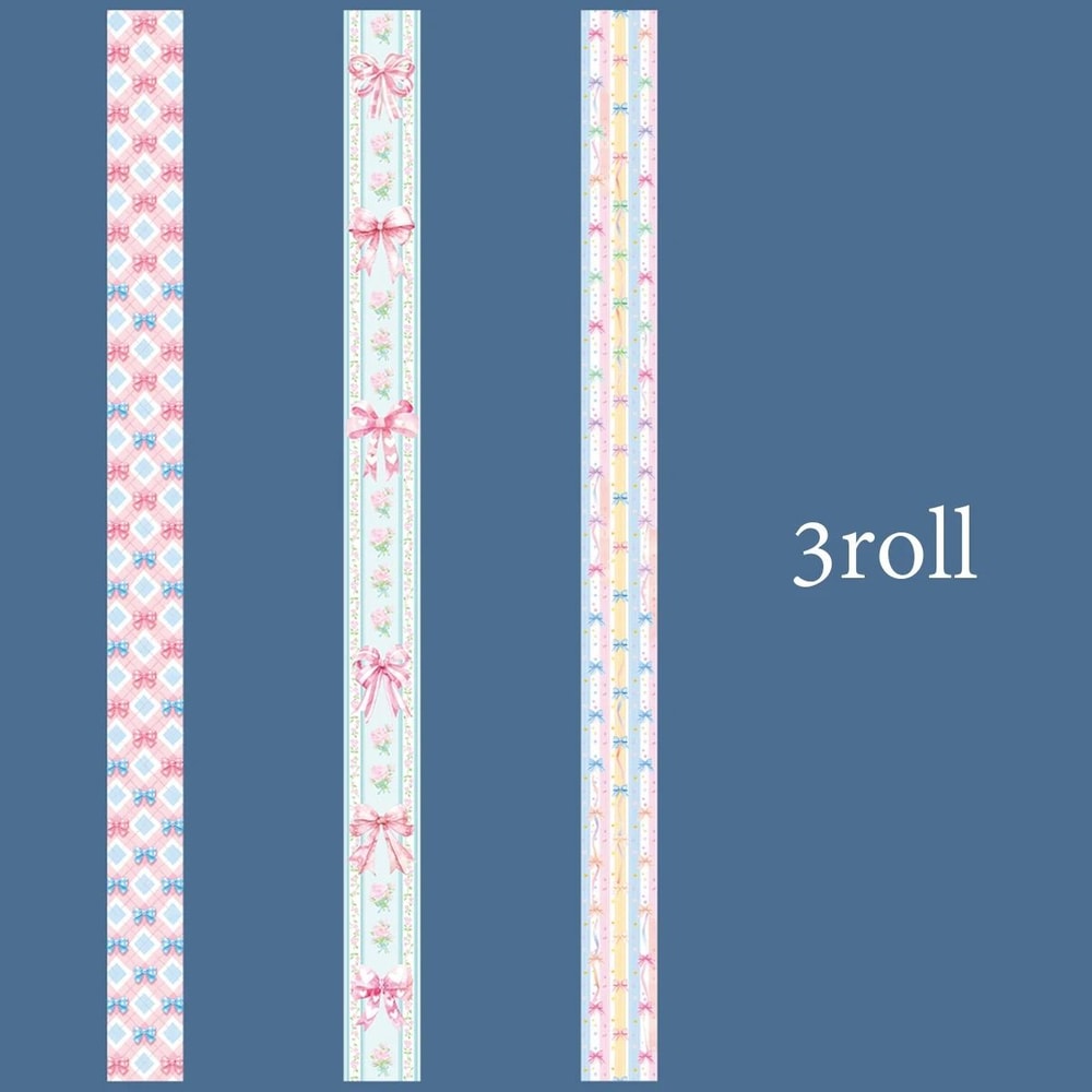 Classic Plaid Texture Washi Tape Set 8