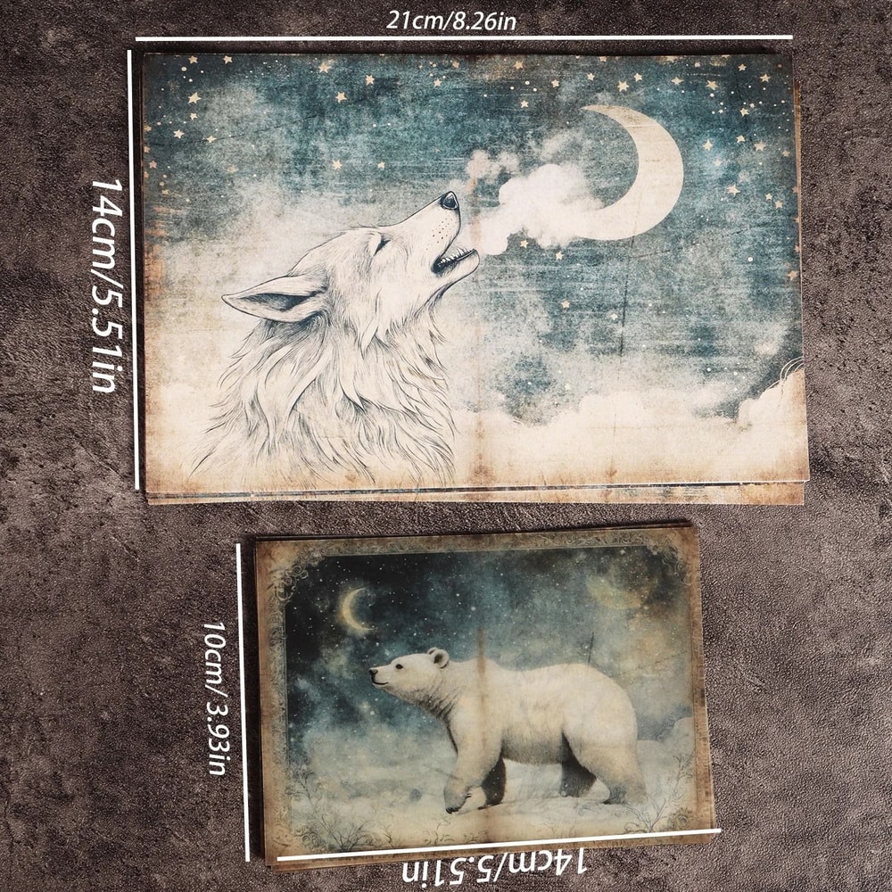 Celestial Astrology Animal DIY Scrapbook Kit 1