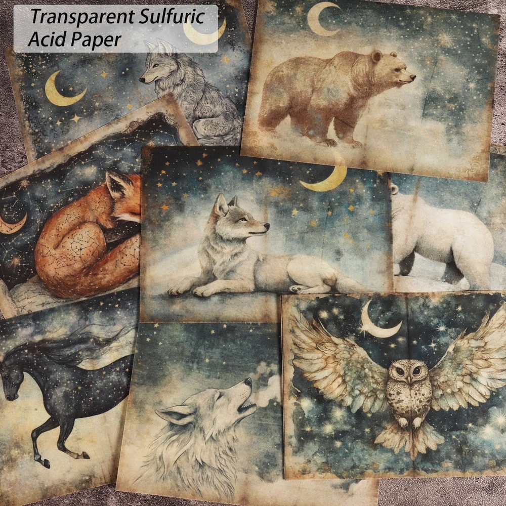 Celestial Astrology Animal DIY Scrapbook Kit 3