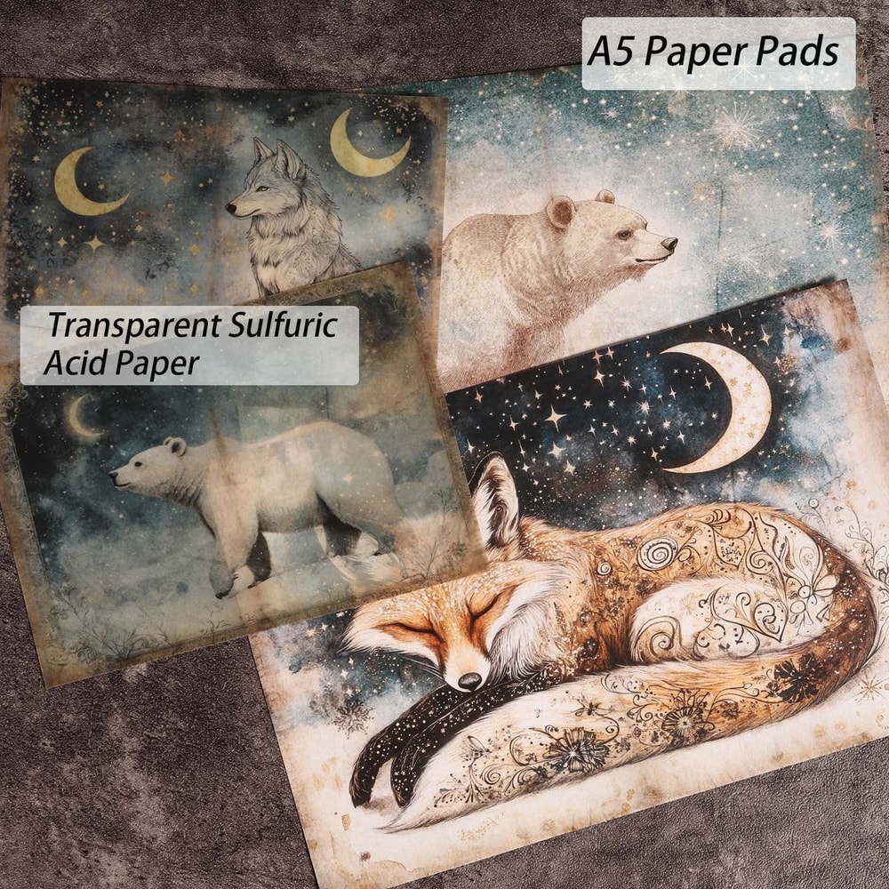 Celestial Astrology Animal DIY Scrapbook Kit 5