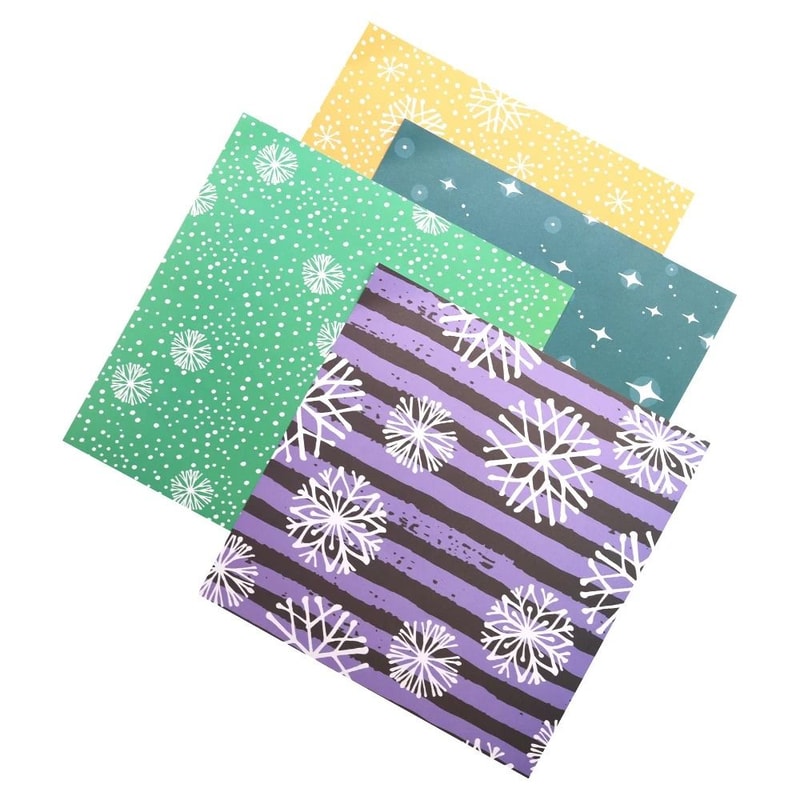 Designer Christmas Pattern Scrapbooking Paper Pack 6