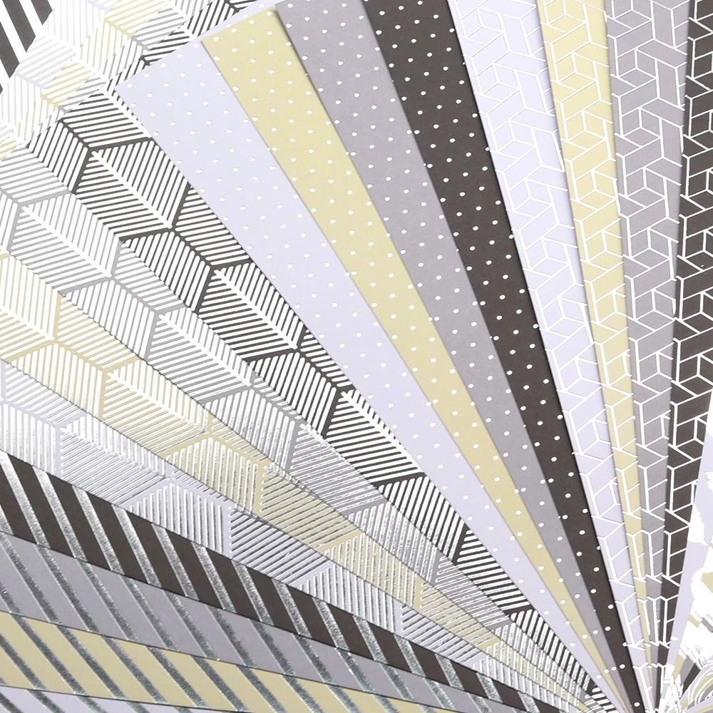 Shimmer Shine Premium Foil Scrapbooking Paper Pack 4