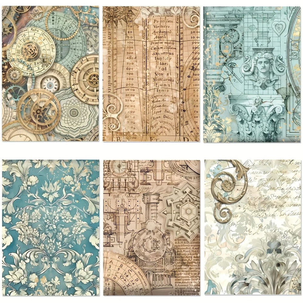 Rebellious Punk Style Scrapbook Paper Collection 3