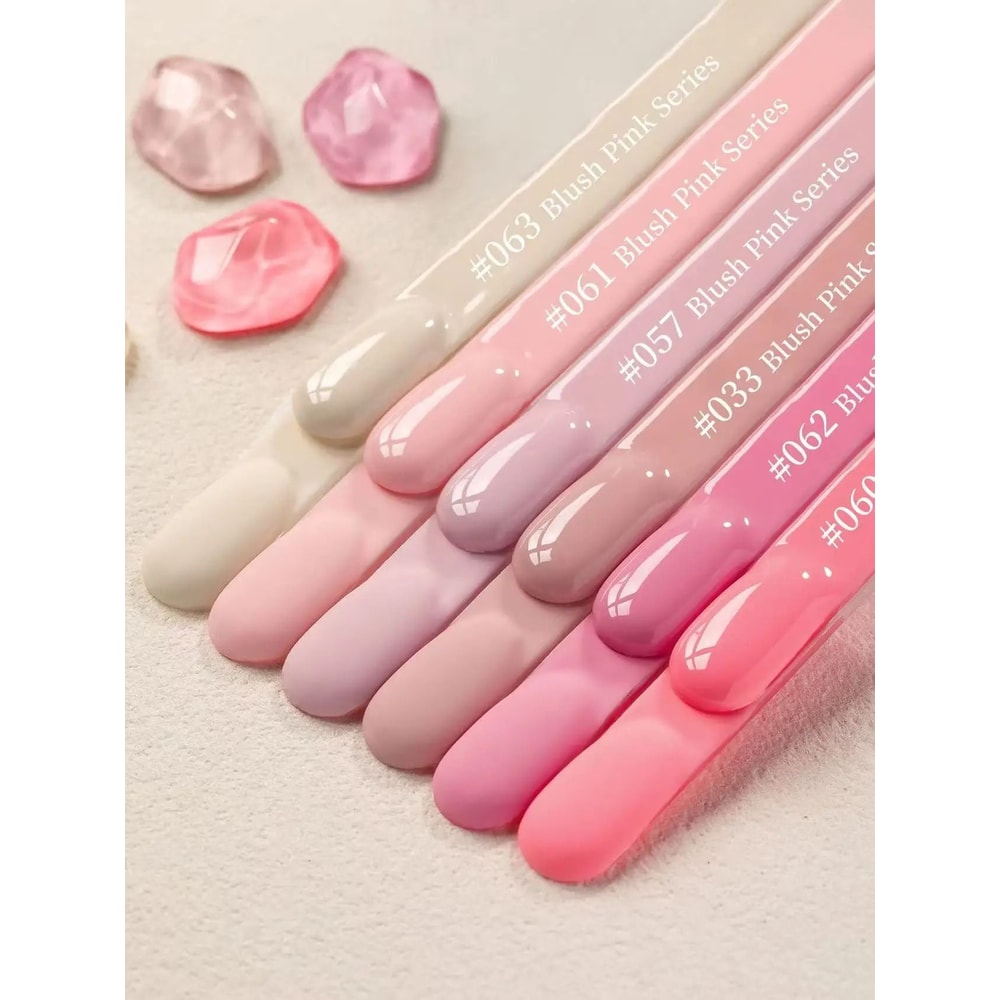 LongLasting Pink Gel Nail Polish 4