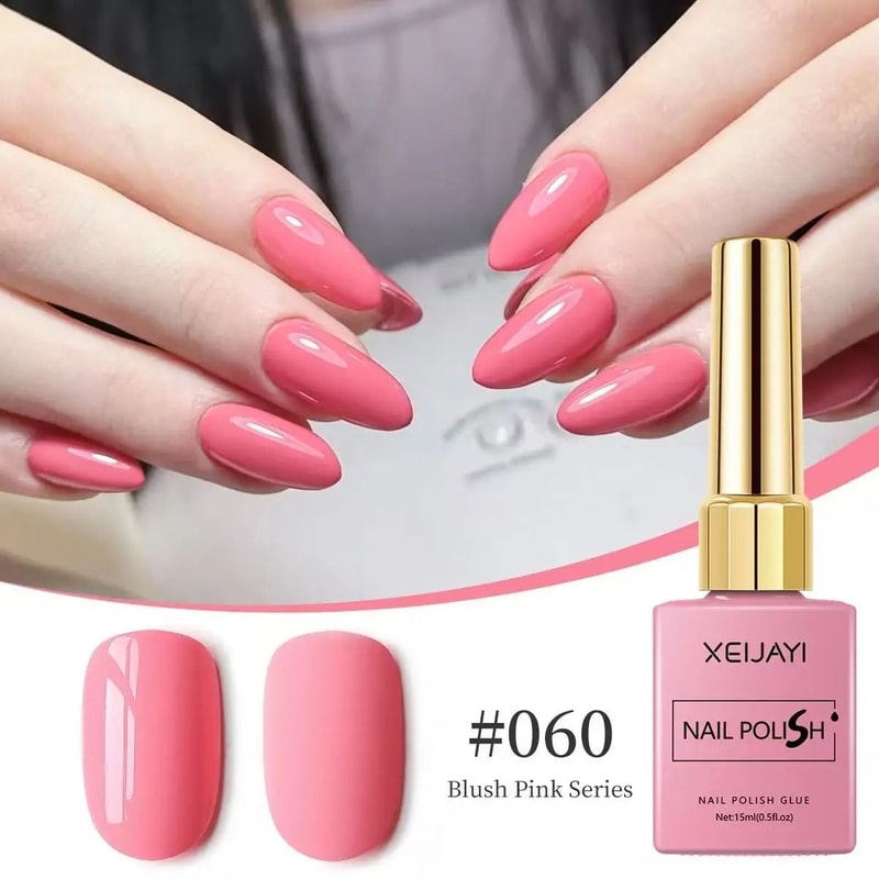LongLasting Pink Gel Nail Polish 5
