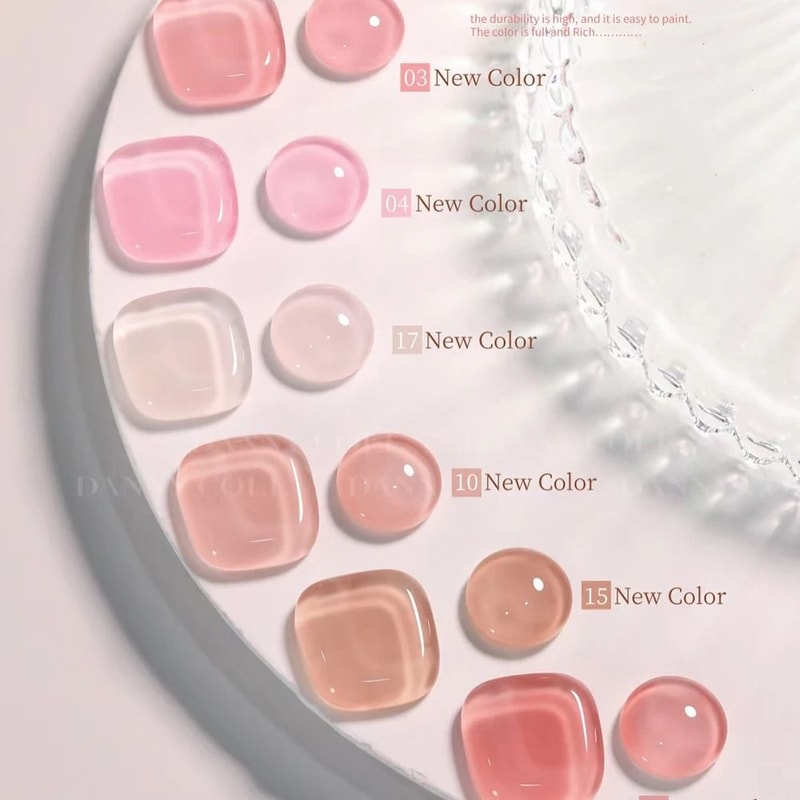 Jelly Pink SelfLeveling Nail Gel Kit 4