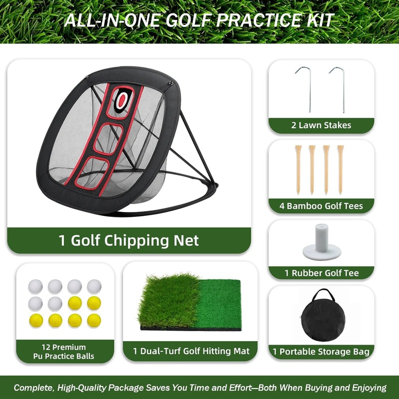 HeavyDuty Golf Practice Training Net 5