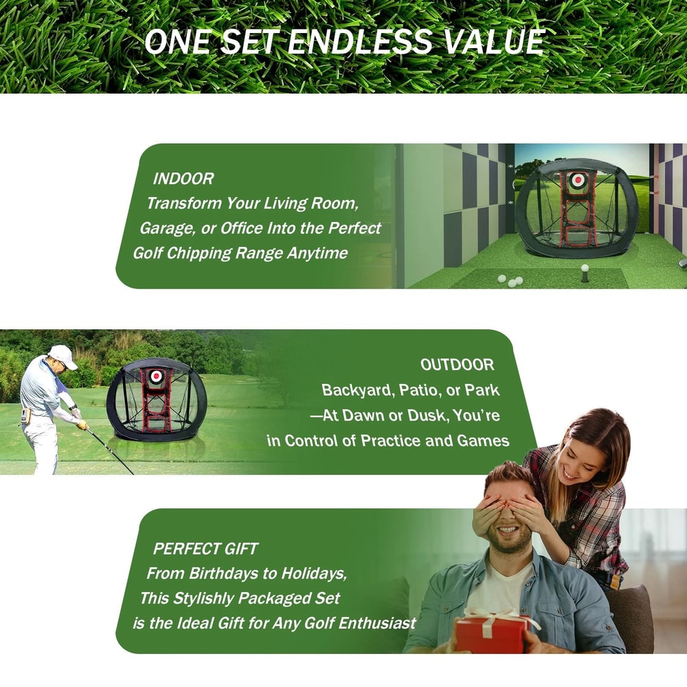 HeavyDuty Golf Practice Training Net 6