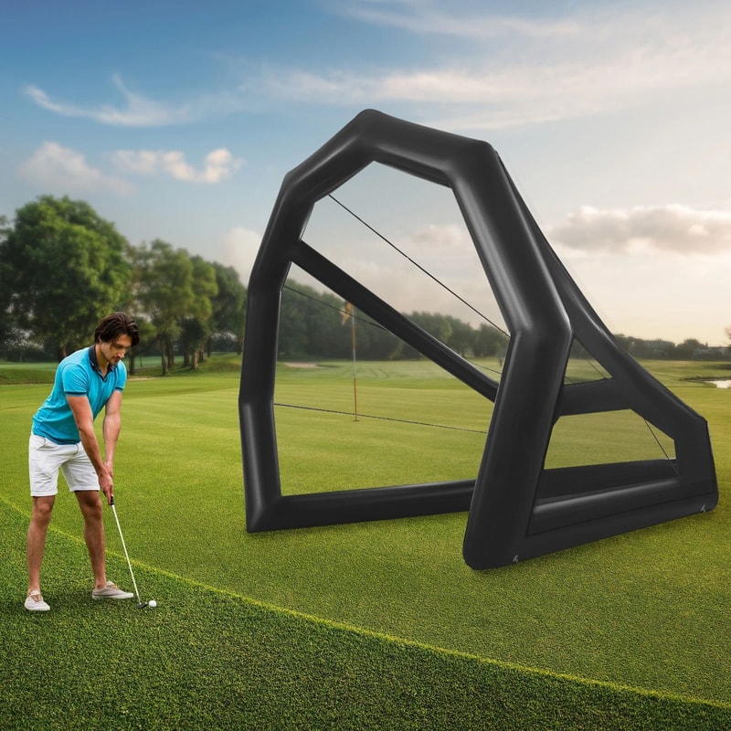 ProSeries Inflatable Golf Practice Simulator Tent 3