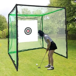 heavy-duty square golf hitting cage