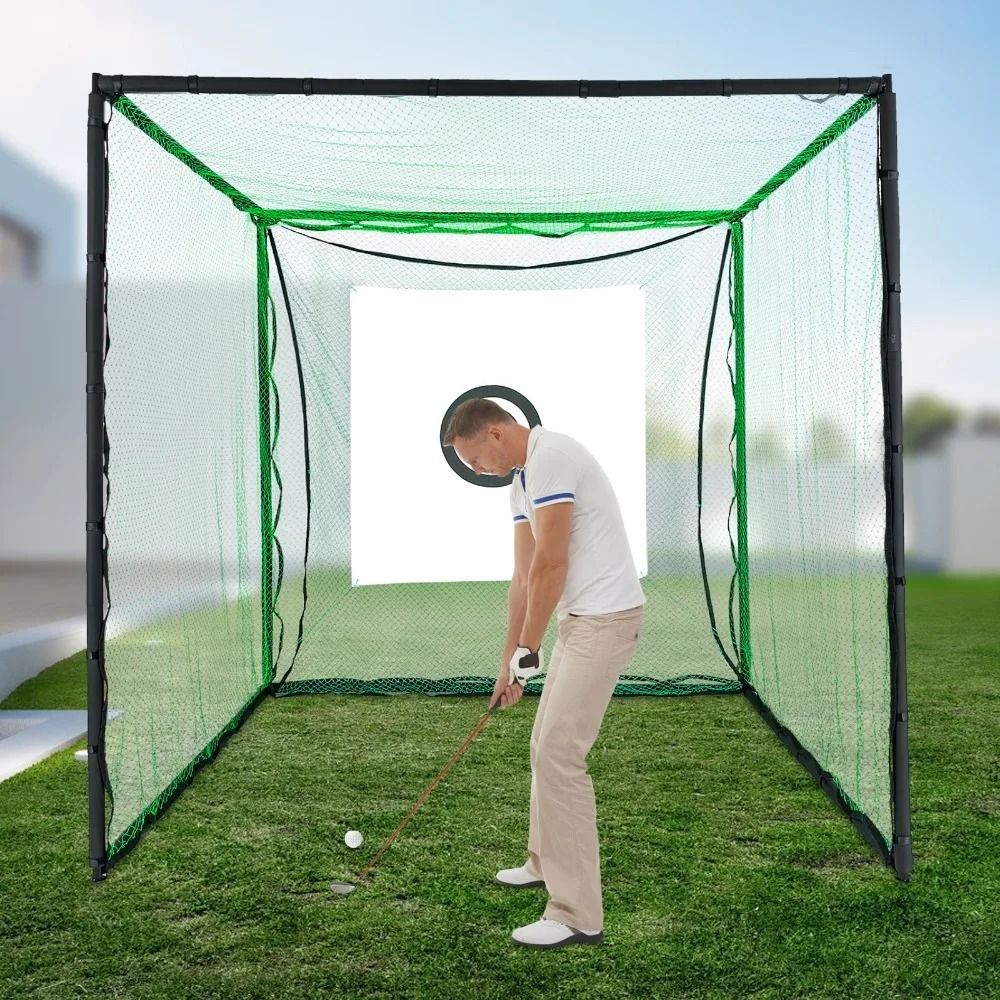 HeavyDuty Square Golf Hitting Cage 3