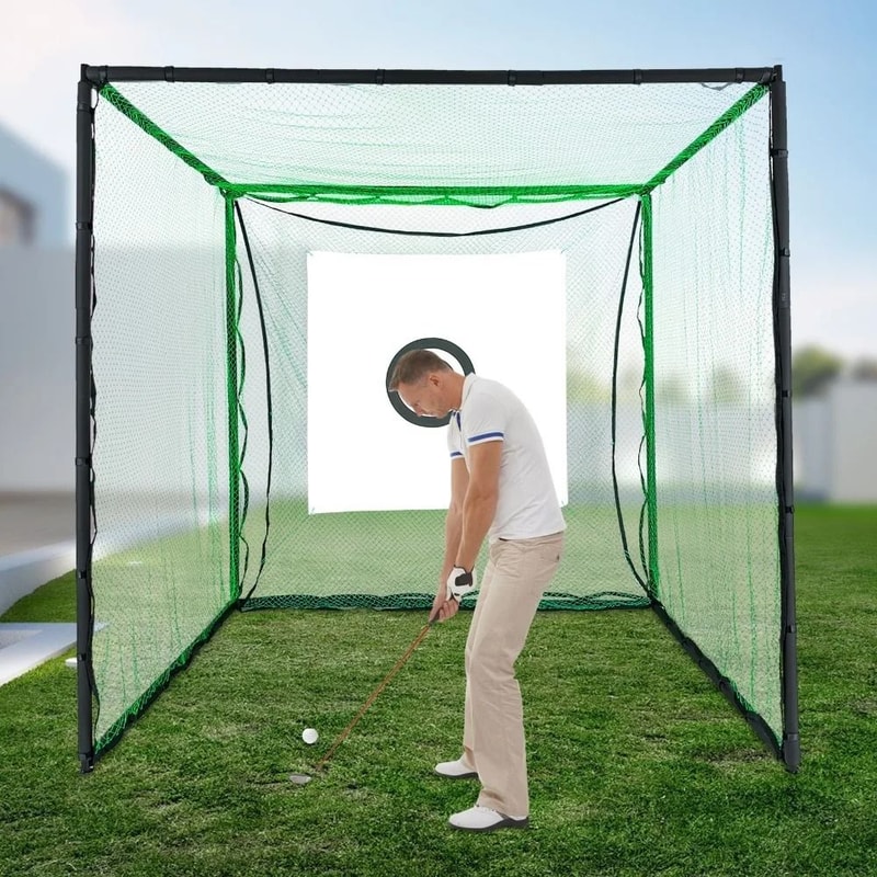 HeavyDuty Square Golf Hitting Cage 3