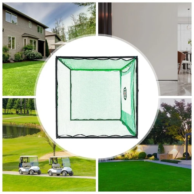 HeavyDuty Square Golf Hitting Cage 4