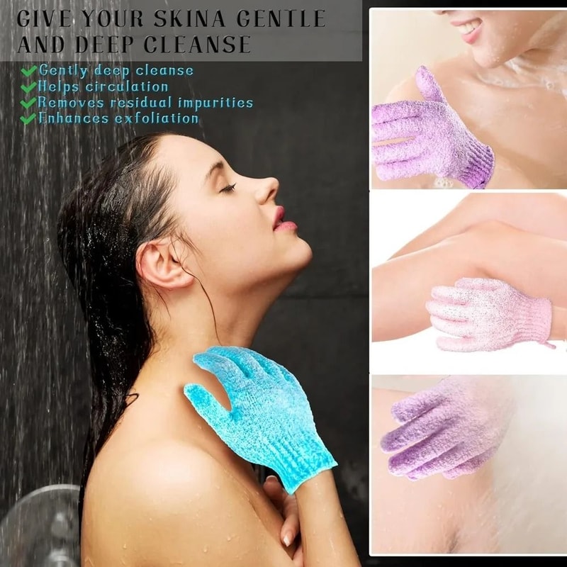 Exfoliating Spa Bath Glove Collection 3