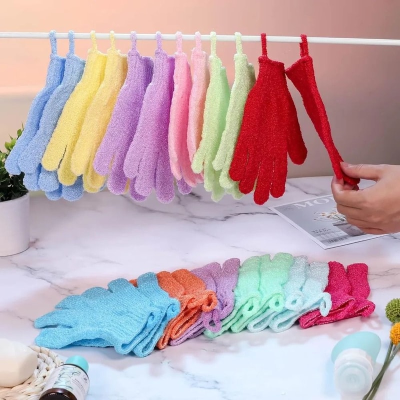 Exfoliating Spa Bath Glove Collection 5