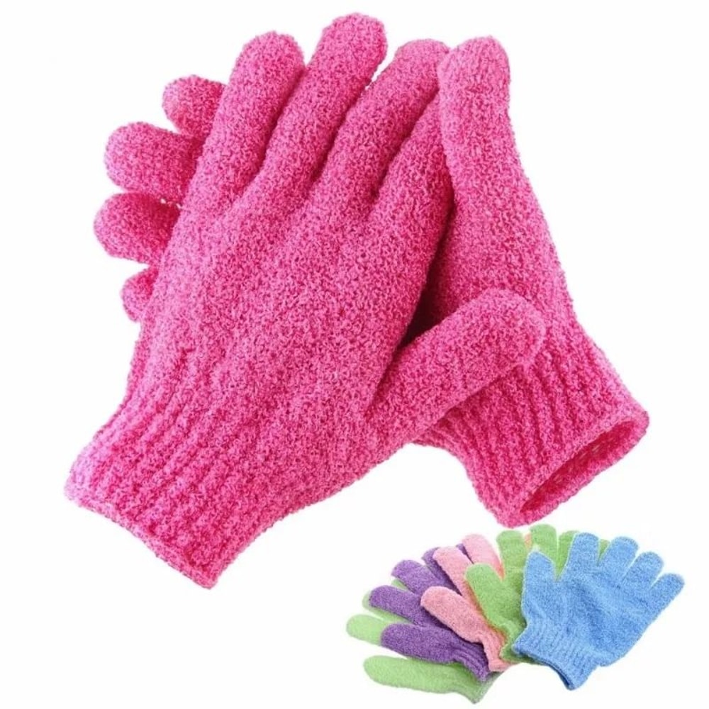 DualAction Exfoliating Smoothing Bath Mitts 2