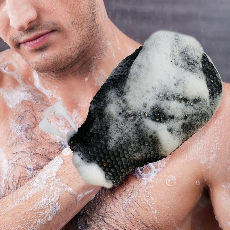 Honeycomb TPU Gentle Scrubbing Gloves 4