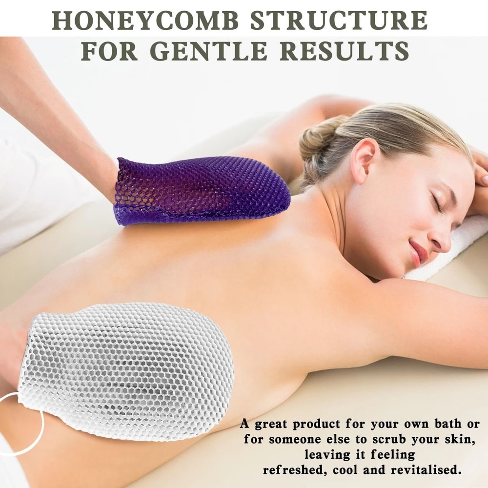 Honeycomb TPU Gentle Scrubbing Gloves 5