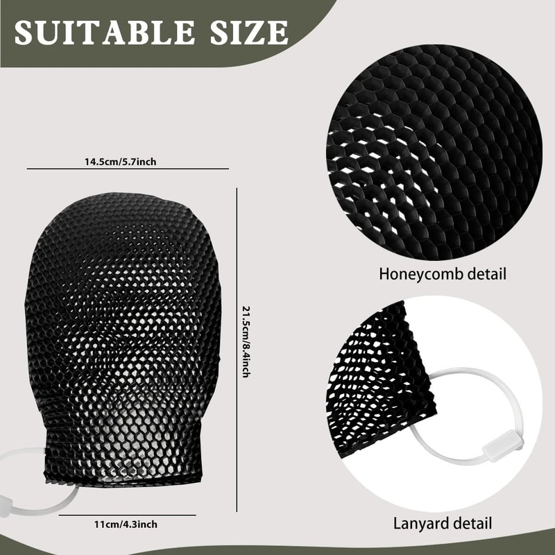 Honeycomb TPU Gentle Scrubbing Gloves 7