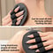 Midnight Edition Soft Rubber Body Scrubber Set 2