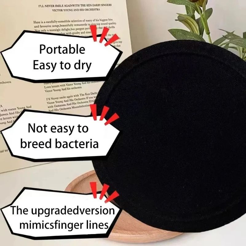 Midnight Edition Soft Rubber Body Scrubber Set 4