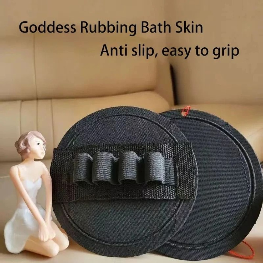 Midnight Edition Soft Rubber Body Scrubber Set 5