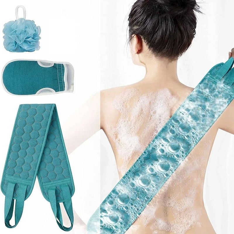 Complete 3Piece Exfoliating Body Scrubber Set 0