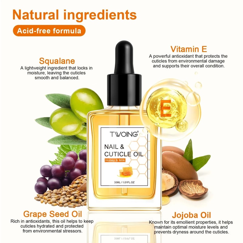Honey Milk Cuticle Nail Nutrition Oil 4