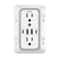 Universal Plug Power Strip, 6 AC Outlets & 4 USB Ports | Surge Protection & Fast Charging