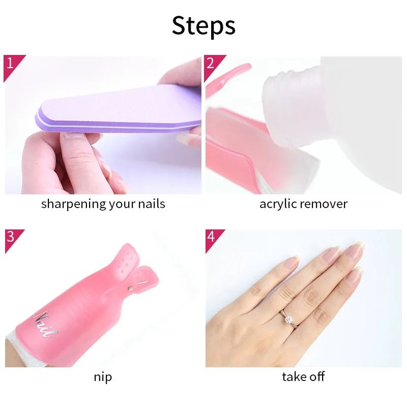 Gel Polish SoakOff Remover Clips 1