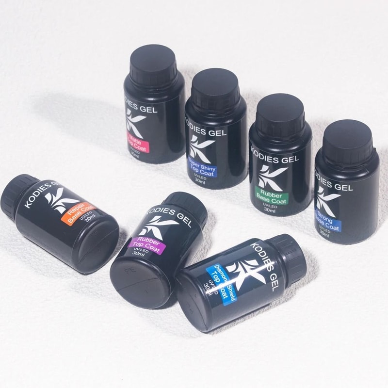 30ml Professional Rubber Base And Finishing Gel Collection 5