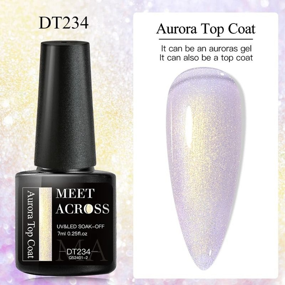 Aurora Reflective Glitter Finishing Gel 9