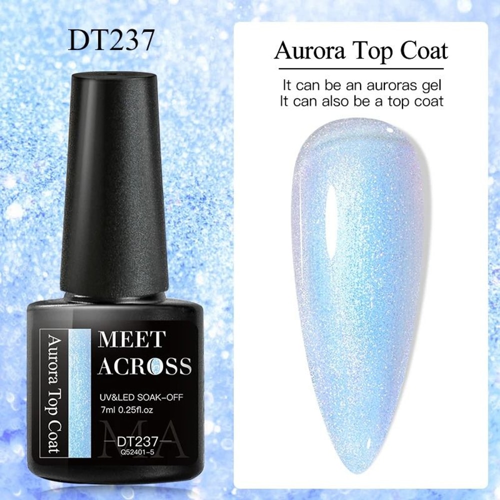 Aurora Reflective Glitter Finishing Gel 11