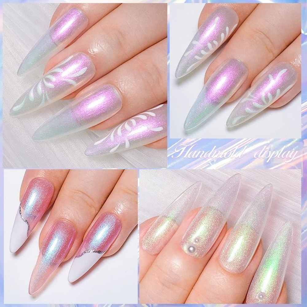 Aurora Reflective Glitter Finishing Gel 3