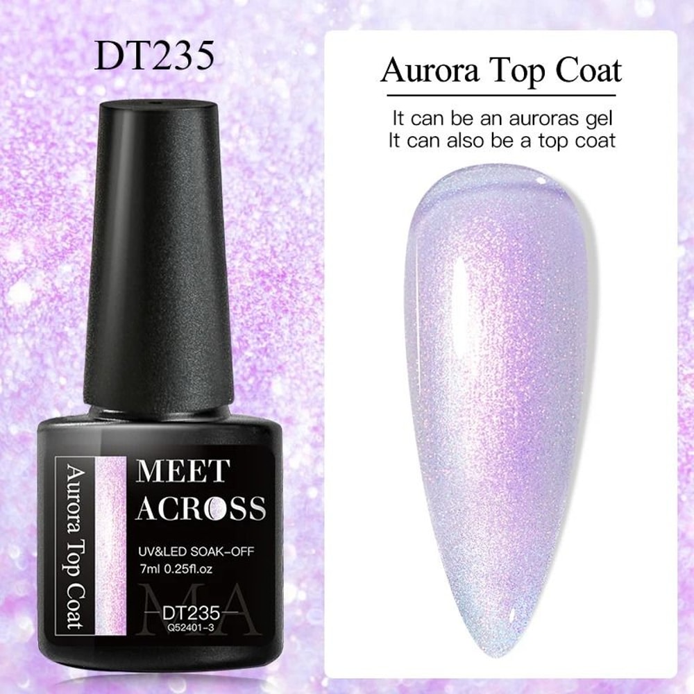 Aurora Reflective Glitter Finishing Gel 7