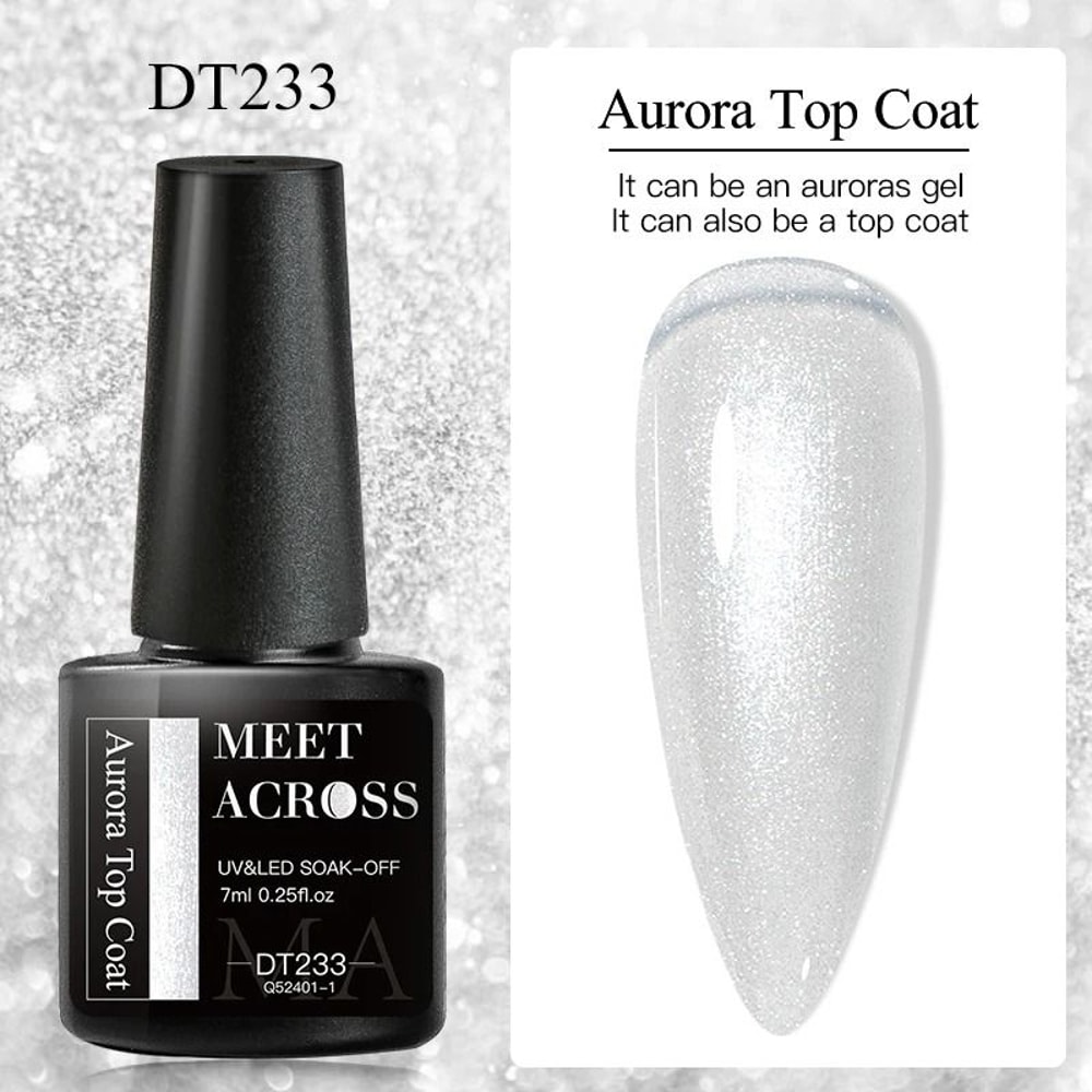 Aurora Reflective Glitter Finishing Gel 8