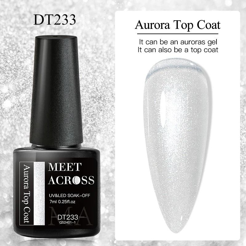 Aurora Reflective Glitter Finishing Gel 8