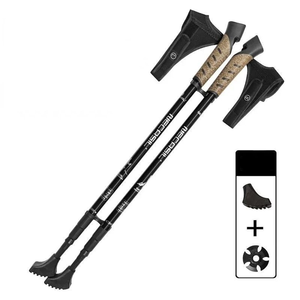 7075 Aluminum Alloy Telescopic Walking Poles 7