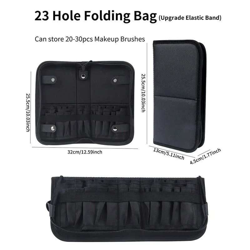 Foldable Makeup Brush Organizer Case 2