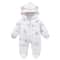 Thickened Fleece Bear Paw Star Jumpsuit 6